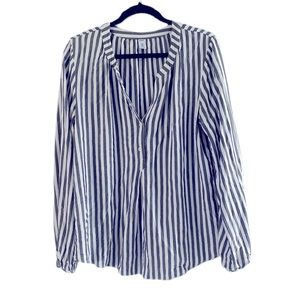 Old Navy women’s size large tall striped blouse